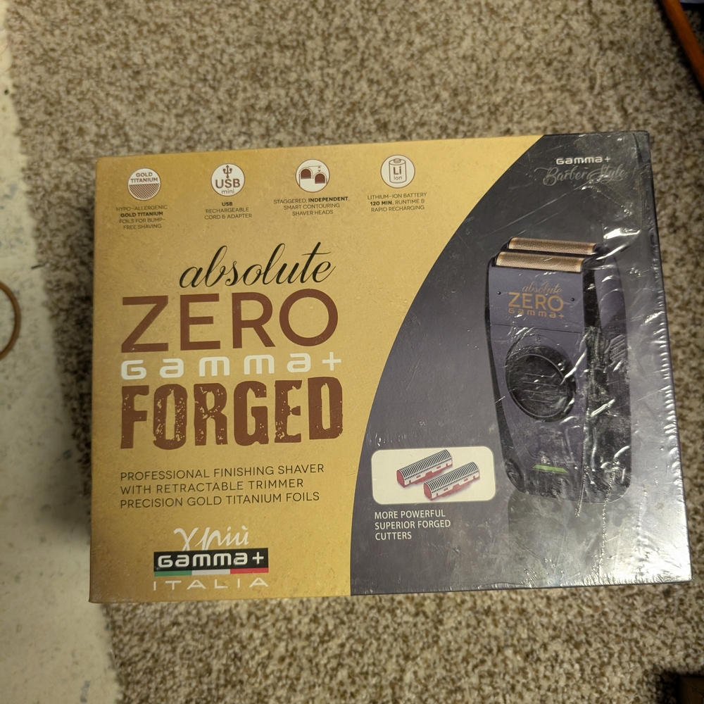 Absolute Zero Professional Finishing Shaver - Gold